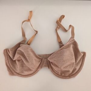 Marled Beige Unlined Semi Demi Victoria's Secret Bra - 32DD